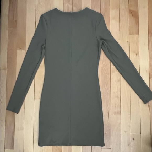Simons Khaki Long Sleeve Dress - Picture 2 of 4